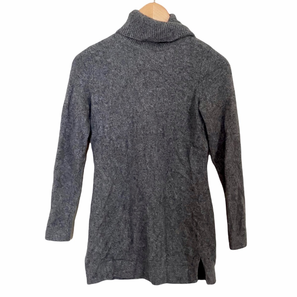Isaac Mizrahi Grey Cashmere Turtleneck Sweater Womens Size XXS